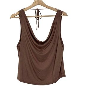 Gaze Cowl Neck Tank Top